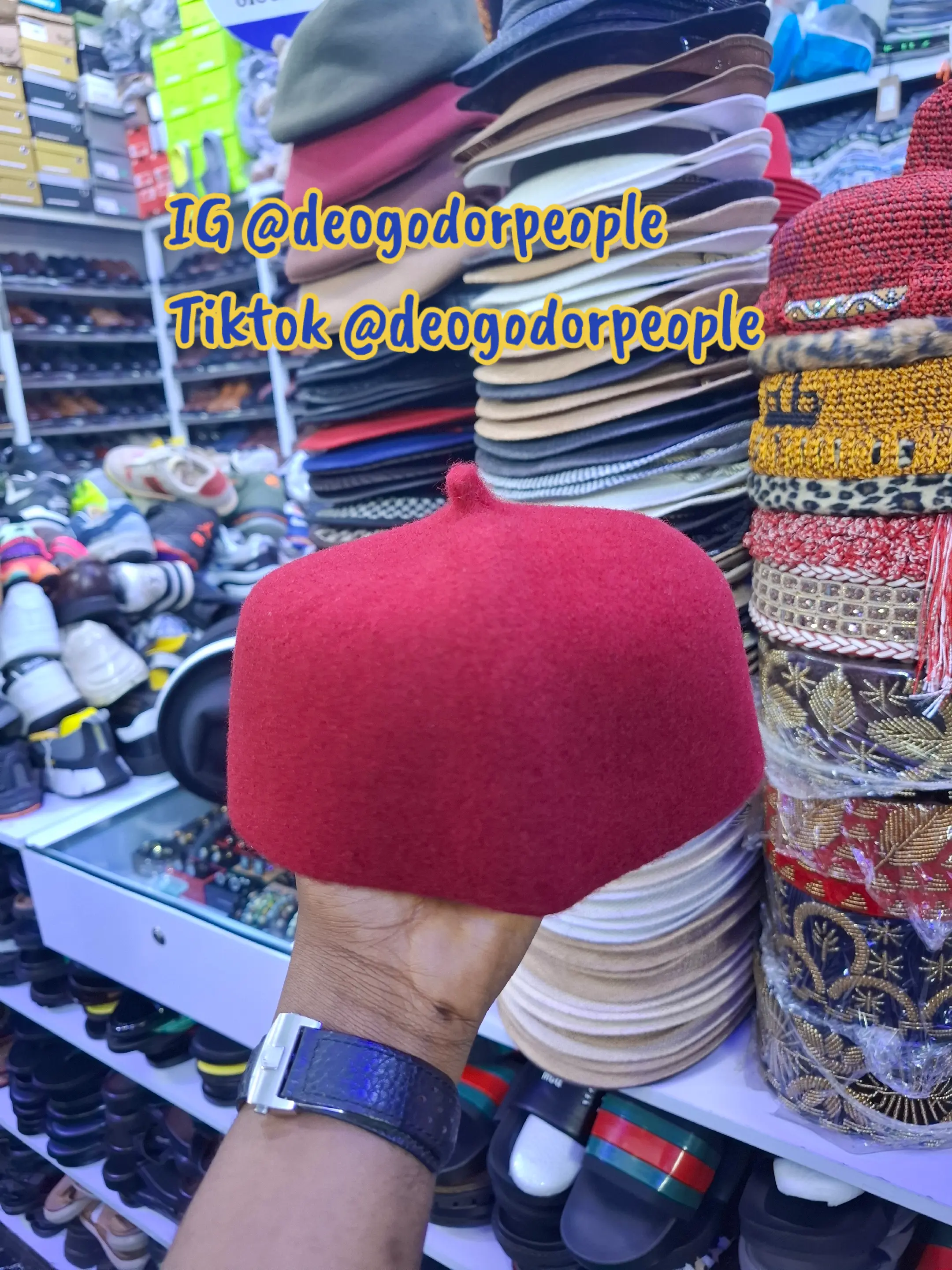 Original Igbo Red Cap Tonak