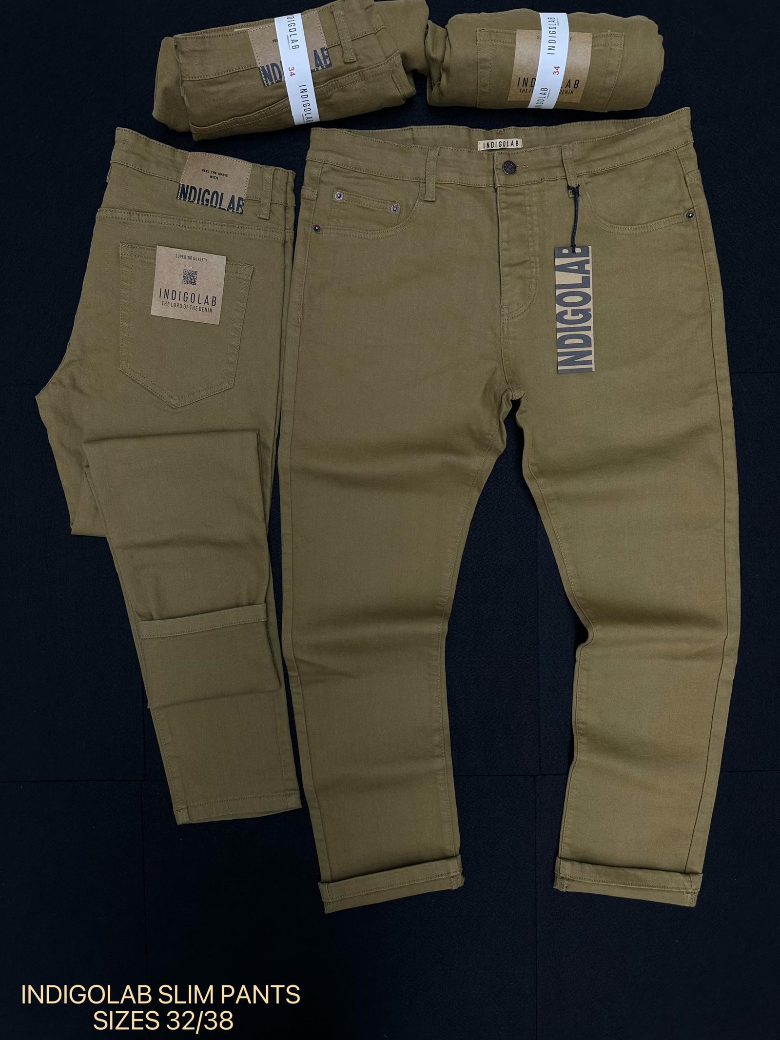 X-Ray Slim Fit Stretch Jeans Trouser
